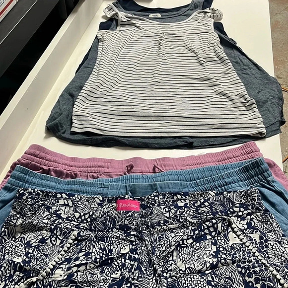 Imperfect XXL women’s bundle 6 piece rescue box 3 tank tops 3 pair shorts lounge - Picture 1 of 16